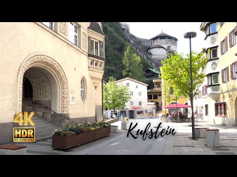 Kufstein, Austria - Spring Walking Tour - 4K HDR