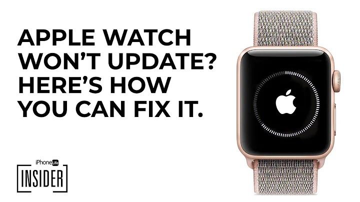 Apple Watch Won’t Update? Here’s How to Fix It. (watchOS 8) - 天天要聞