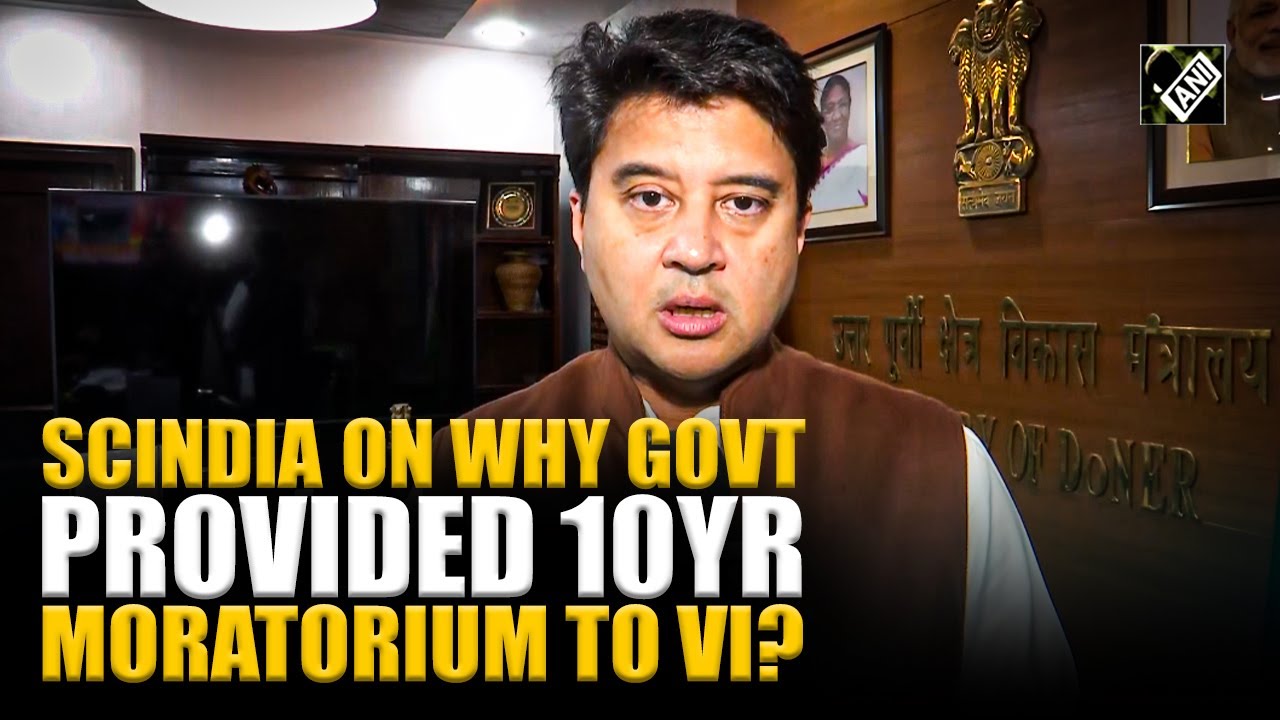 Communication Minister Scindia speaks on 4G connectivity in India, 10yr Moratorium for VI and More