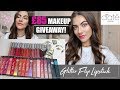 CIATÉ LONDON GLITTER FLIP LIP SWATCHES AND GIVEAWAY!! ✨MATTE TO GLITTER LIPS