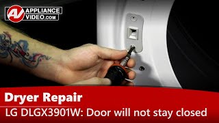 LG Dryer Repair - Door Will Not Stay Closed - Door Catch