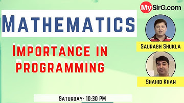 MySirG Webcast #11 | Importance of Mathematics