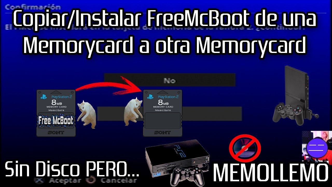 Instalar/Copiar FreeMcBoot de Memorycard a Memorycard | Sin CD PS2 ...