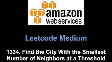 Leetcode 1334. Find the City With the Smallest Number of Neighbors at a Threshold Distance(Floyd)