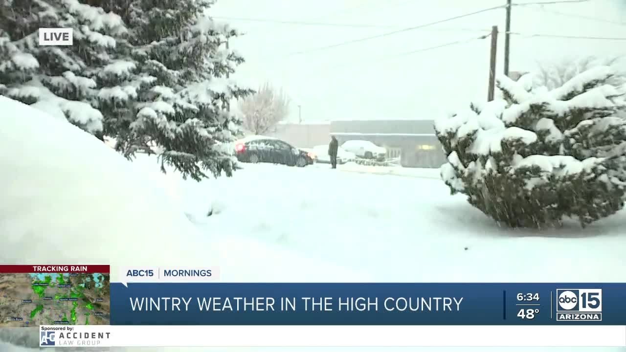 Snow In Flagstaff Creating Dangerous Conditions Ahead Of The Weekend Youtube