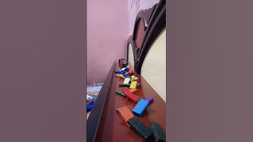 a new type of a Zig Zag snake Domino line #trending domino