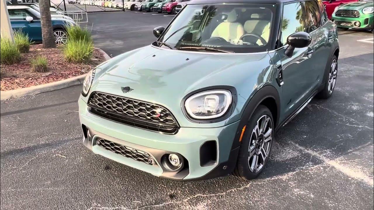 2024 Sage Green MINI Cooper S Countryman ALL4 with the Satellite Grey