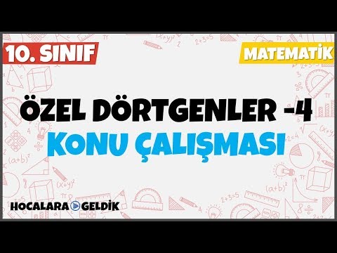 Dikdörtgen, Özel Dörtgenler -4 I 10. Sınıf Matematik