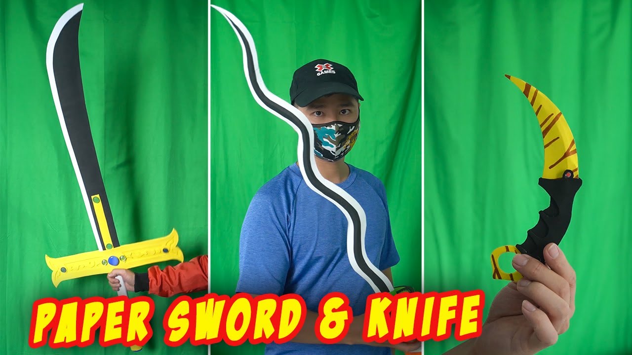 DIY MIHAWK YORU Paper Sword