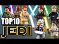 Top 10 LEGO Star Wars Jedi Minifigures EVER MADE 1999-2021