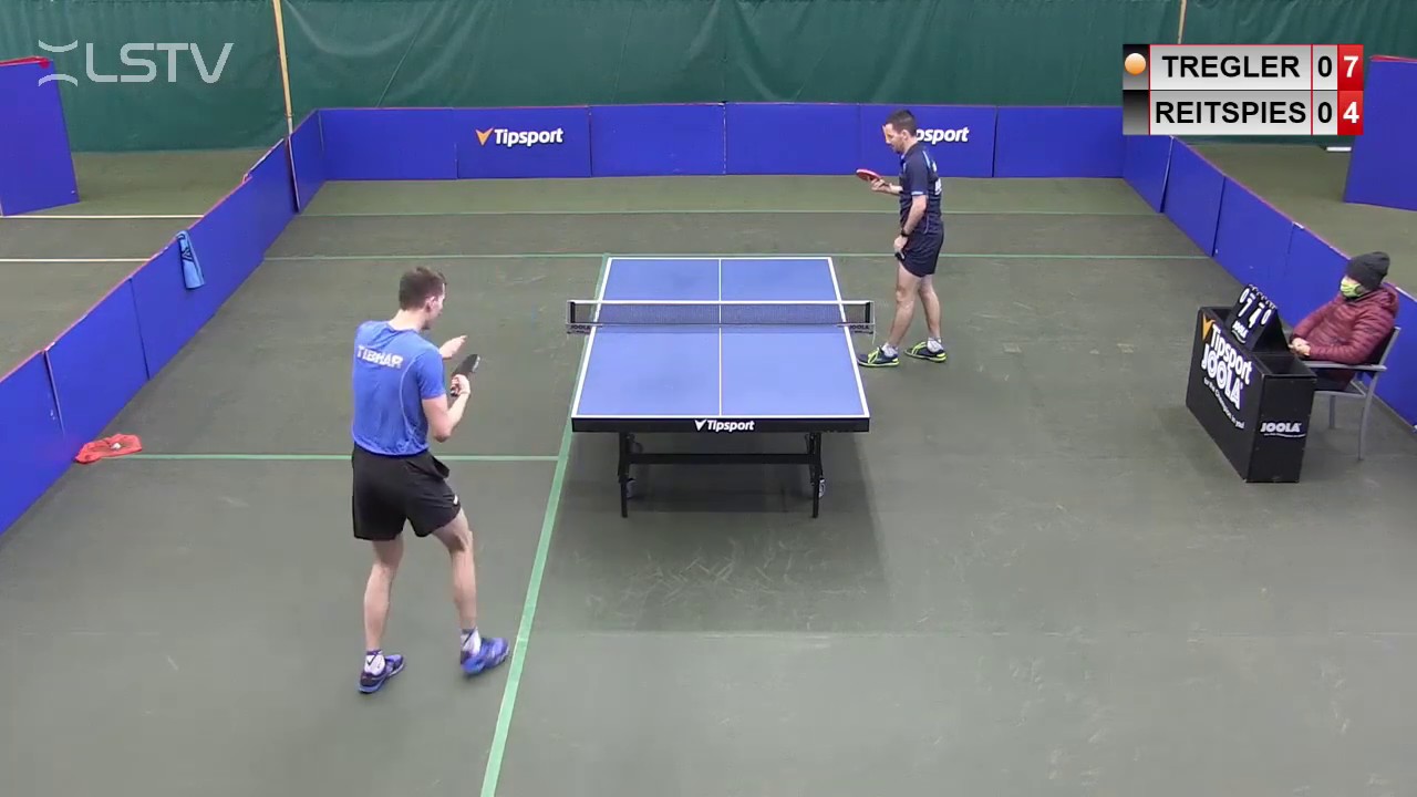 TABLE TENNIS 2020 Tomáš Tregler vs David Reitšpies (TTSTAR SERIES, March 24th 2020, Semifinal)