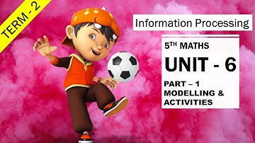5th maths //Term-2//unit - 6 Information Processing// Part - 1 Modelling & Activities // #mathsinall