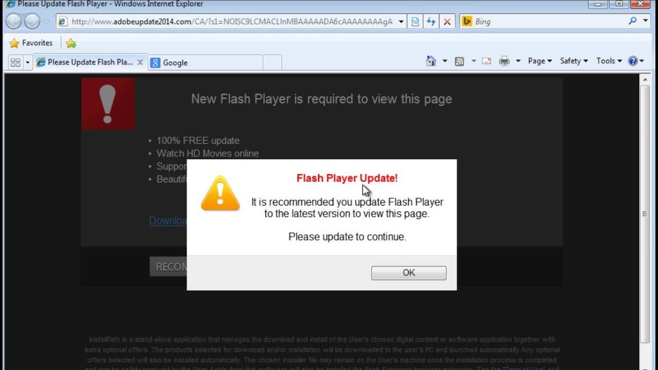 adobe flash player updates windows 10