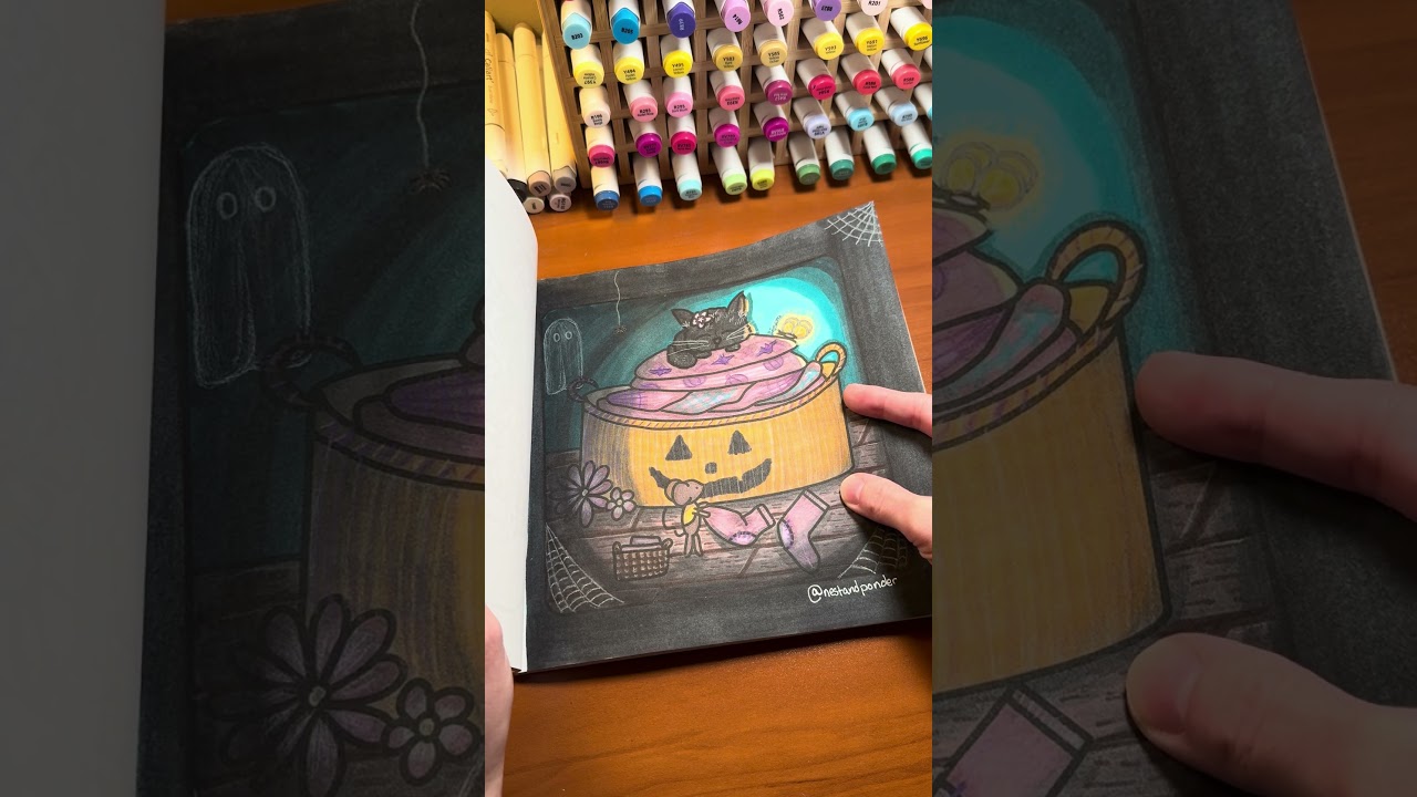 Author Notes - Nest And Garden - Hand Drawn Coloring And Finding Style Discussion 