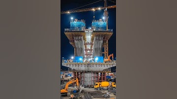 🚧Bridge Falls Apart Overnight — Workers Panic as Structure Collapses #fail #bridge  #construction