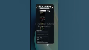 Ethical Hacking | Ethical/ Educational IP information gathering | Bonitominati | Educational Purpose