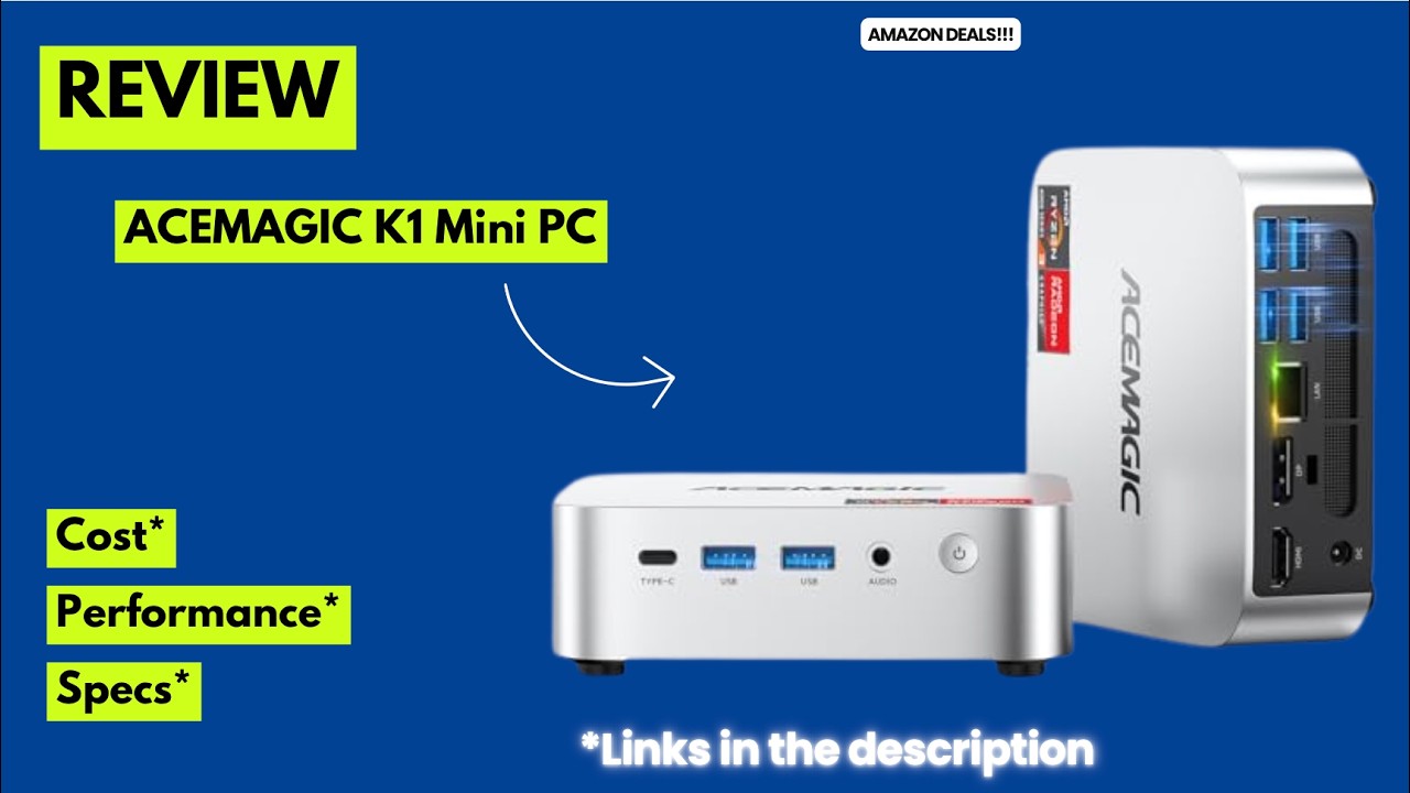 ACEMAGIC ミニPC Ryzen 4300U 16GB+1TB Amazon.com: ACEMAGIC K1 Mini PC, AMD Ryzen 4300U 28W Processor