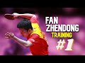 This is how the training of the World&#39;s number #1 Table Tennis player is! | Fan Zhendong Training