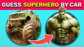 Guess The Superhero By Vehicle Marvel Dc Hero Quiz