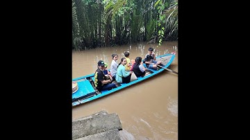 A family moment at Mekong river tour | Chuyến đi cồn Thới Sơn vui dã man!
