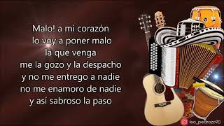 karaoke Malo (Vallenato)