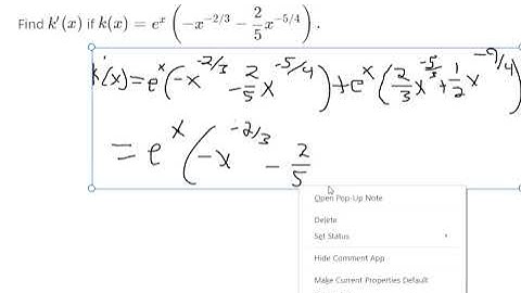 Find the derivative of an exponential function with base e