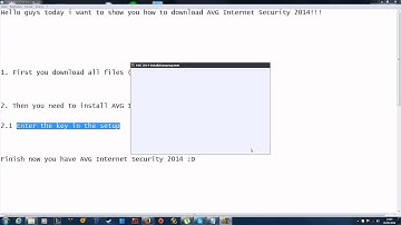 How to download AVG Internet Security 2014 with key 100% work Serial/Crack
