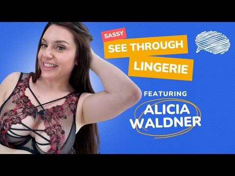 TRANSPARANT Sexy Sheer Lingerie Try On Haul by Alicia