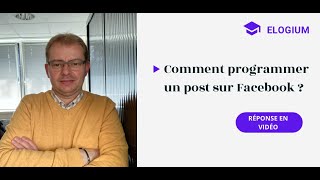 Comment programmer un post sur Facebook 