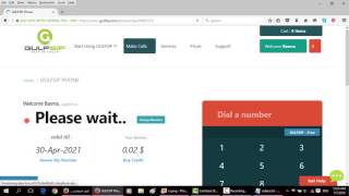 Make a call from GULFSIP website web phone English screenshot 4