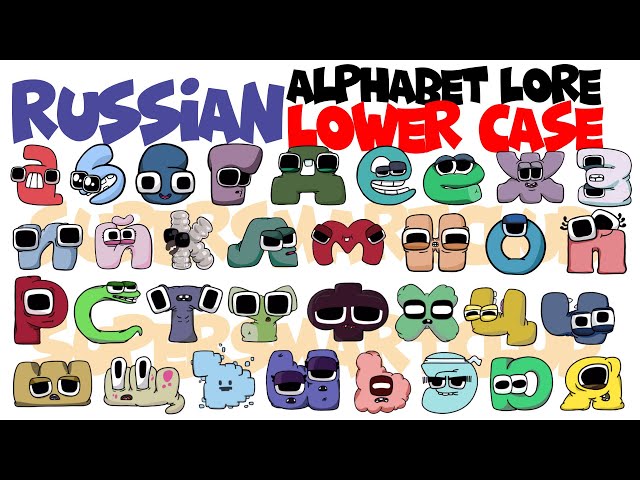 Complete RUSSIAN Alphabet Lore Cryllic Chart Compiled! 