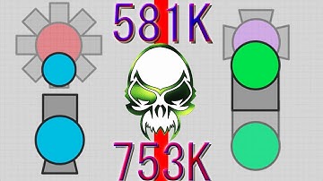 Diep.io - Hybrid & Annihilator Kills (Hybrid & Annihilator Highlights, 581K & 753K)