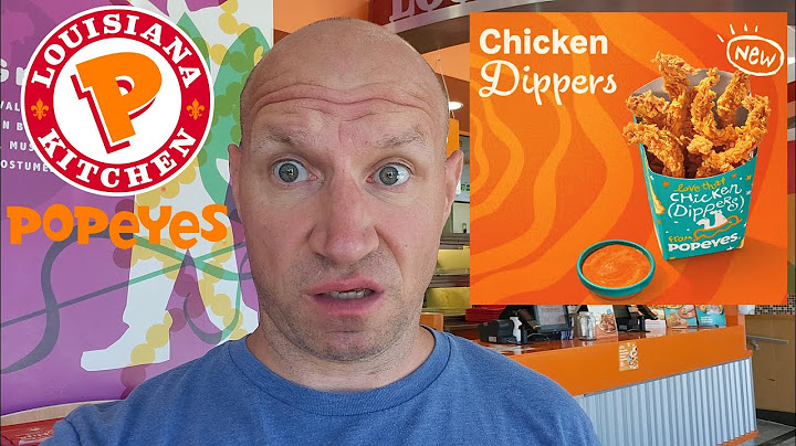 Popeye's New Chicken Dippers & New Signature Sauce!