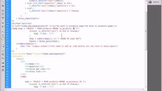 PHP & MySQL - Shopping Cart - Part 13