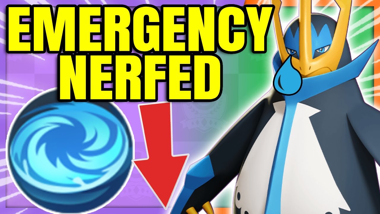 EMERGENCY NERFED is WHIRPOOL EMPOLEON still GOD TIER?! | Pokemon Unite