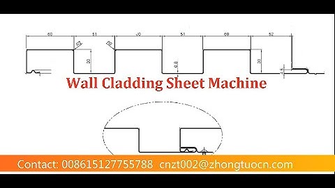 【ZHONGTUO】Wall cladding panel, ceiling panel rolling forming machine for Korea