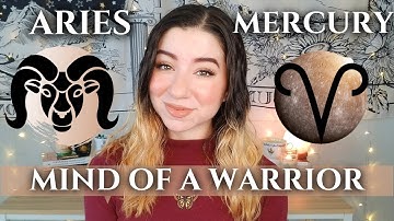 MERCURY IN ARIES Woman & Man♈ Mentality & Communication 🧠 MERCURY in Astrology ✨