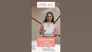 UPSC ALC Booklets