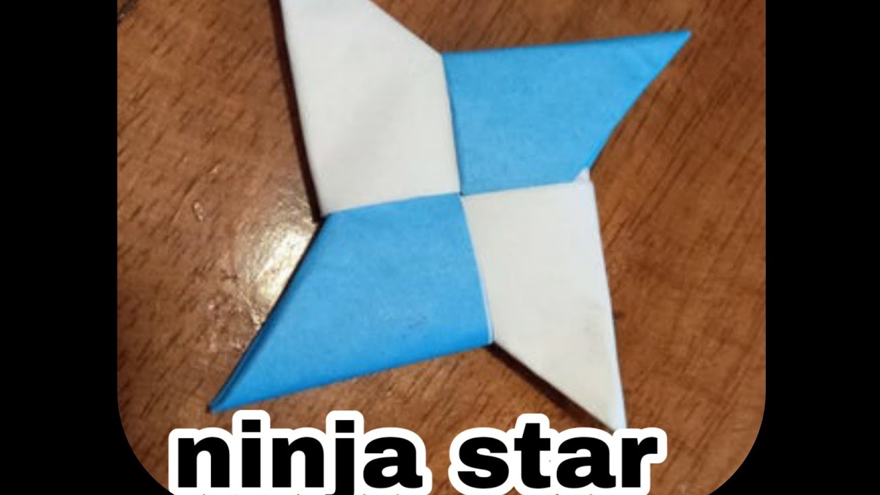 how to make a ninja star YouTube