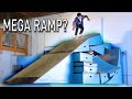 WE BUILT A MEGA RAMP IN OUR PRIVATE SKATEPARK!