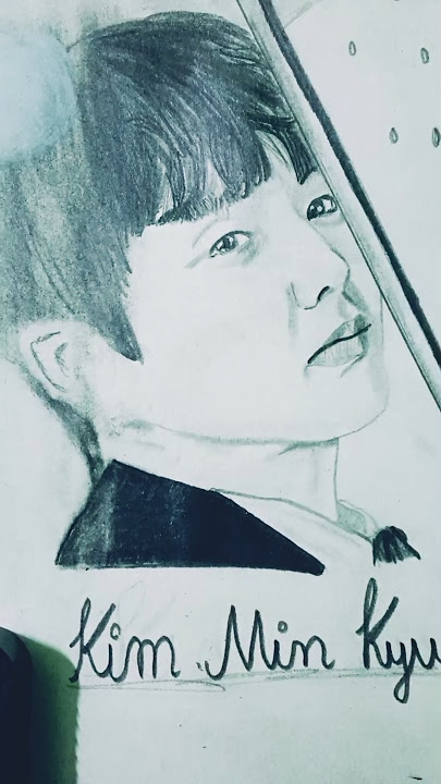 'Kim Min Kyu under the umbrella, sketched in artistic way! ☔✨ Please subscribe 🙏🙏#KDramaArt