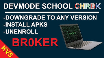 How to enable DEVELOPER MODE on a SCHOOL CHROMEBOOK | Br0ker GUIDE