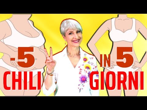 Video: Come perdere 5 chili in una settimana?