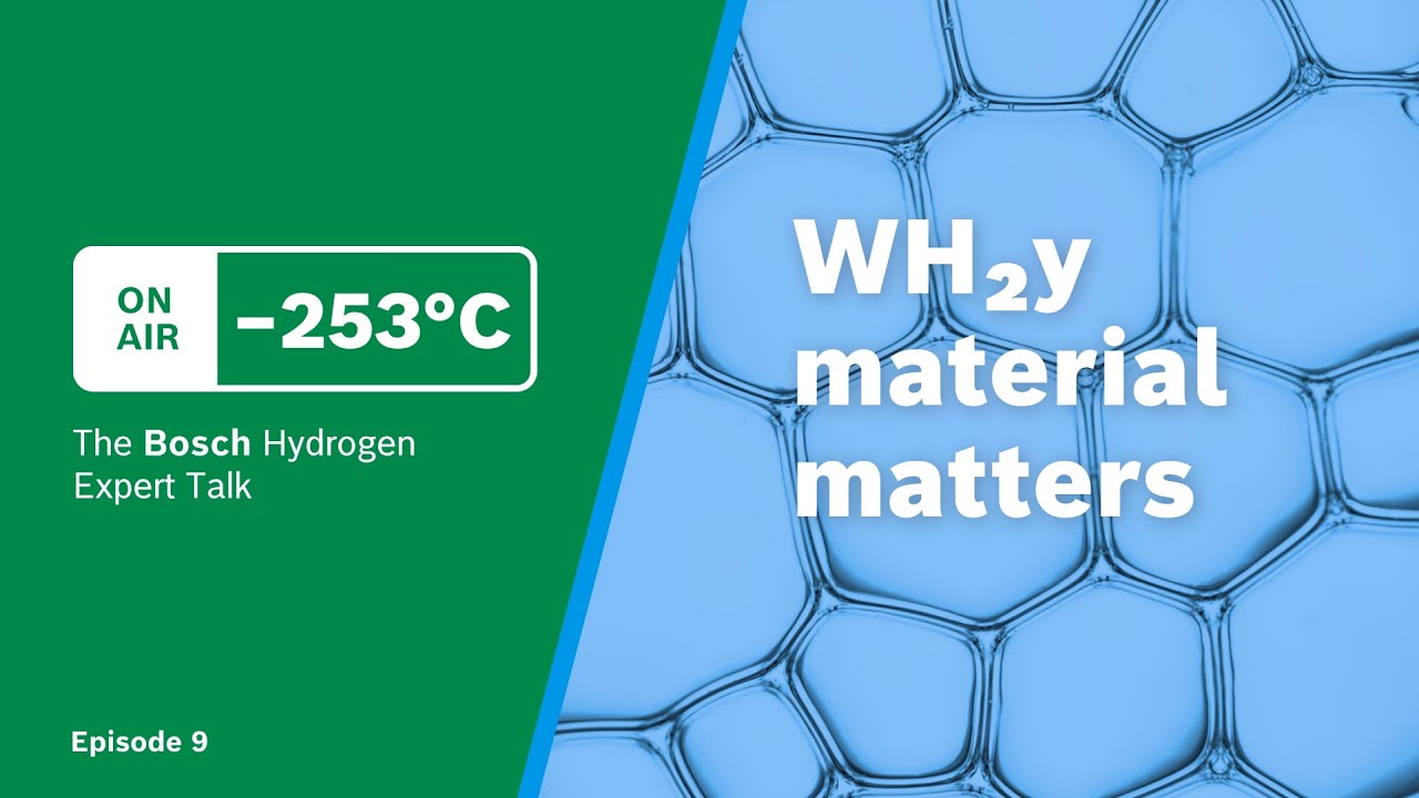 Efficient PEM Electrolysis: Why material matters | -253°C | The Bosch Hydrogen Expert Talk #9