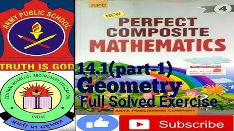 Class 4 Army solved Exercise 14.1(part-1) of Chapter-14 Geometry by Learning with Khushi