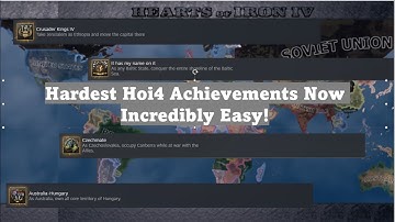 Nobody is Talking About This HOI4 Glitch! Easy Achievements (Czechmate, Crusader IV, and more!)