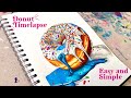 How to Draw a Hyper-Realistic Donut (Step-by-Step for Beginners!) | A Coloured Pencil Timelapse