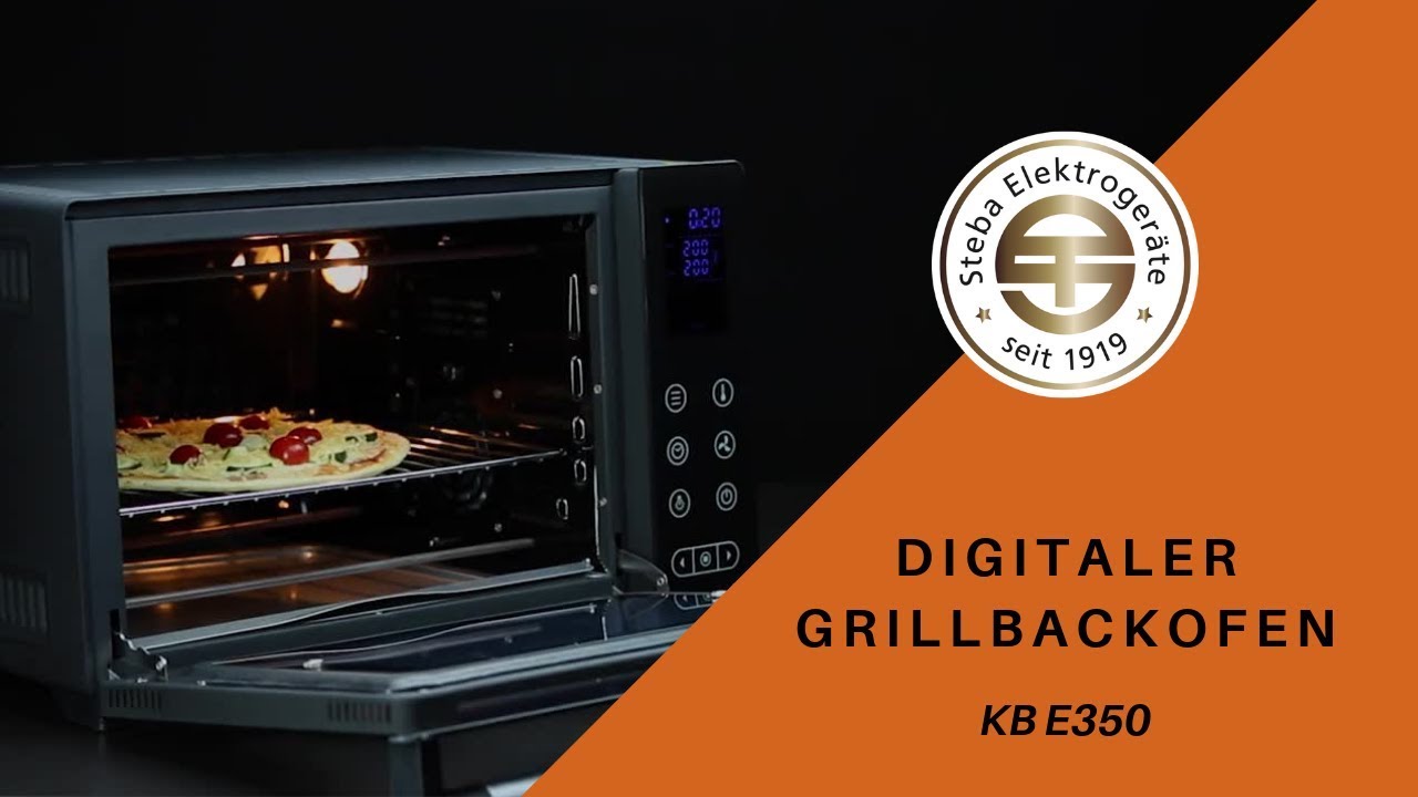 Steba Digitaler Grillbackofen KB E350 - YouTube