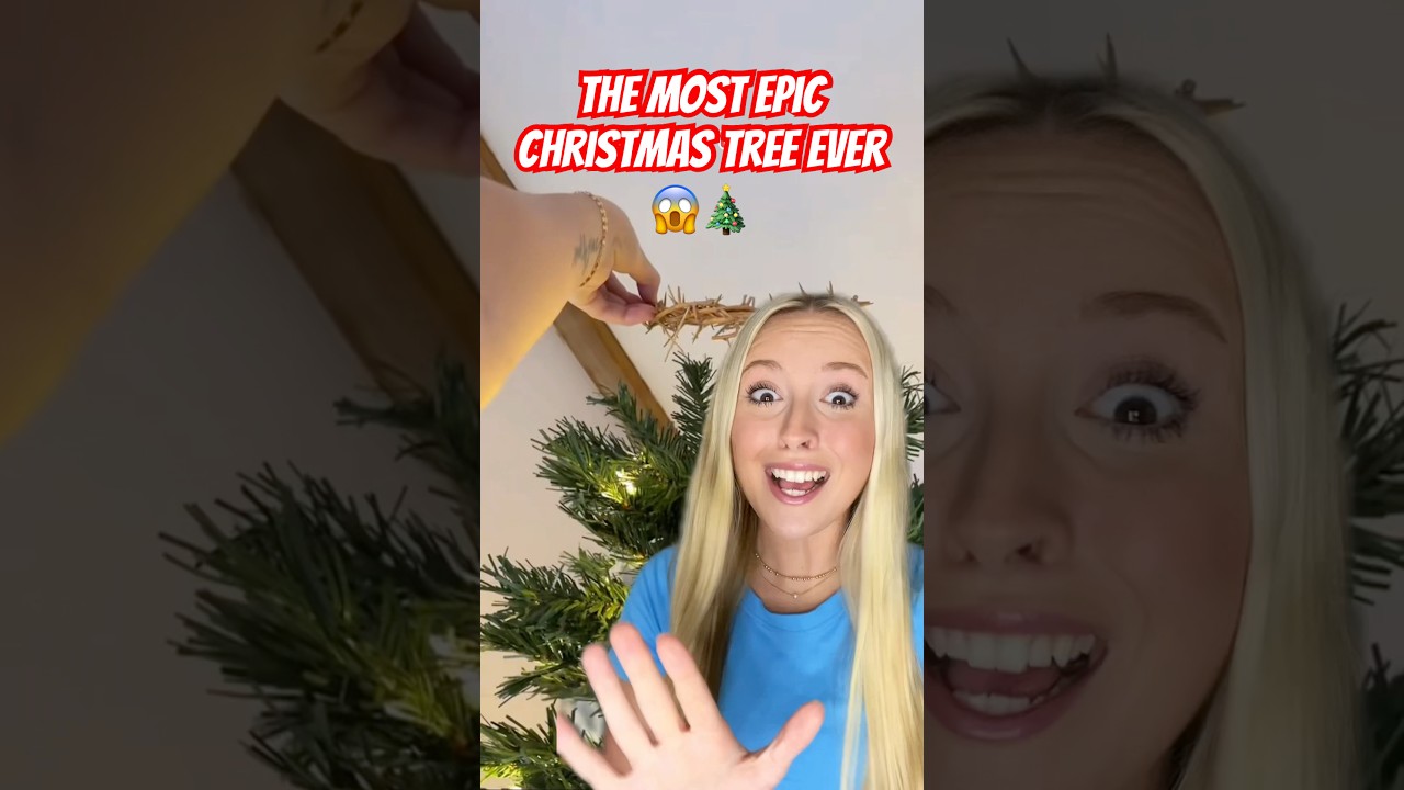 The Most EPIC Christmas Tree!🎄😱 