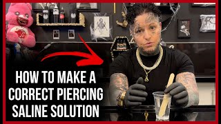 How To Make A Correct Piercing Saline Solution Piercing Aftercare
